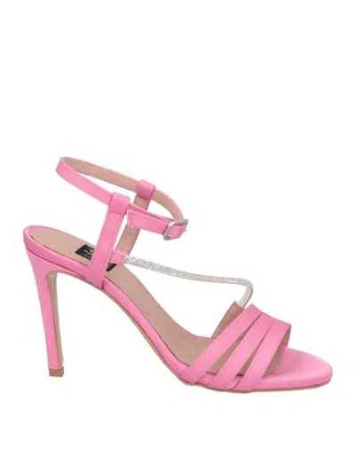 Islo Isabella Lorusso Woman Sandals Pink Size 11 Textile Fibers
