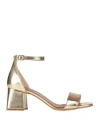 Islo Isabella Lorusso Woman Sandals Platinum Size 8 Textile Fibers In Grey