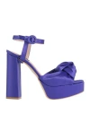 Islo Isabella Lorusso Woman Sandals Purple Size 5 Textile Fibers