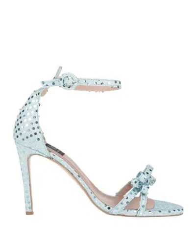 Islo Isabella Lorusso Woman Sandals Sky Blue Size 11 Textile Fibers