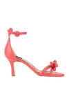 Islo Isabella Lorusso Woman Sandals Tomato Red Size 11 Textile Fibers