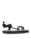 Islo Isabella Lorusso Toe Strap Sandals In Black