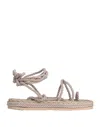 Islo Isabella Lorusso Toe Strap Sandals In Beige