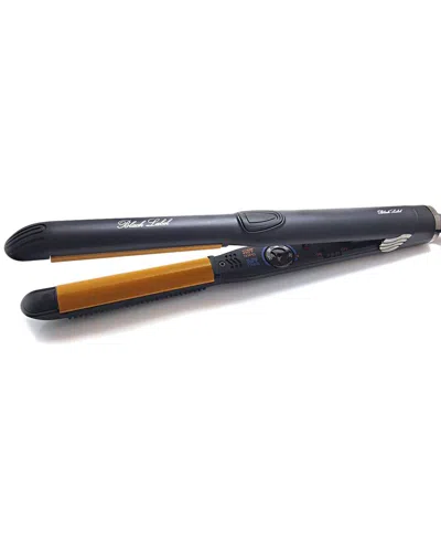 Iso Beauty Unisex Black Label Professional Round 1 Infrared & Nano Tech Solid Ceramic Flat Iron