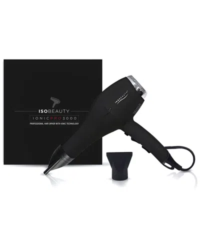 Iso Beauty Unisex The Ionic 3000 - 1750w Professional Ionic Blow Dryer In Black