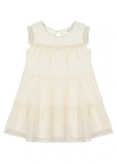 Isobella & Chloe Kids'  Bella Ivory Ss Dress In White