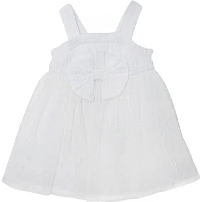 Isobella & Chloe Babies'  Birds Of A Feather Sleeveless Dress In White
