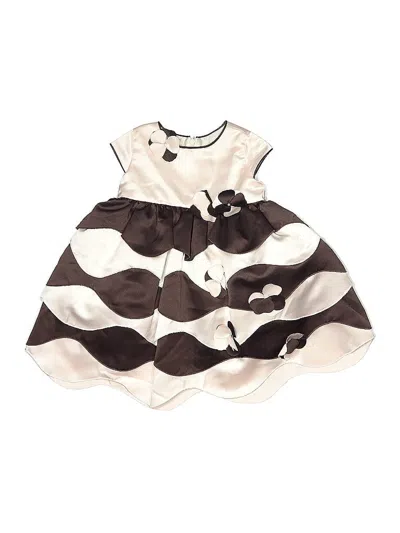 Pre-owned Isobella & Chloe Kids' Dress In Brown