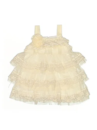 Pre-owned Isobella & Chloe Kids' Dress In Ivory