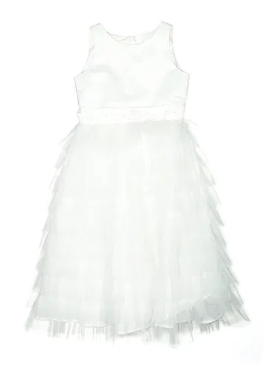 Pre-owned Isobella & Chloe Kids' Dress In White