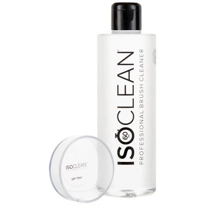 Isoclean Makeup Brush Cleaner With Easy Pour Top 275ml In White