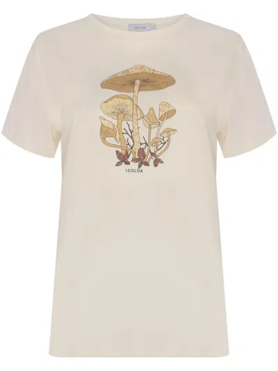 Isolda Cogumelos Da Amazônia T-shirt In Neutrals