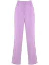 Isolda Cumaru Straight Trousers In Lilás