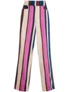 Isolda Cumaru Straight Trousers In Marchetaria