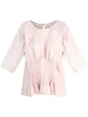 Isolda Labirinto De Rios Blouse In Bege