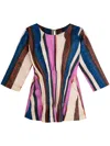 Isolda Labirinto De Rios Blouse In Marchetaria