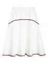 Isolda Maranhão Midi Skirt In White