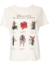 Isolda Ronnie's Botanical Garden Cotton T-shirt In Neutrals