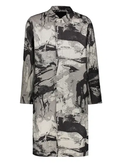 ISO.POETISM ABSTRACT-PRINT COAT