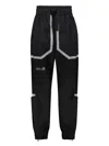 Iso.poetism Contrasting-trim Track Pants In Black