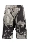 Iso.poetism Cotton Bermuda Shorts In Black