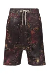Iso.poetism Cotton Bermuda Shorts In Black