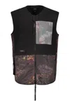 Iso.poetism Cotton-blend Vest In Black