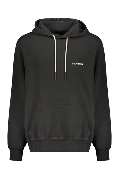 Iso.poetism Cotton Hoodie In Black
