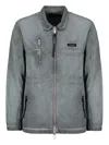 Iso.poetism Distress-effect Jacket In Grey
