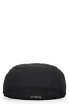 Iso.poetism Drawstring Flat Cap In Black