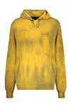 Iso.poetism Tie-dye Print Hoodie In Orange