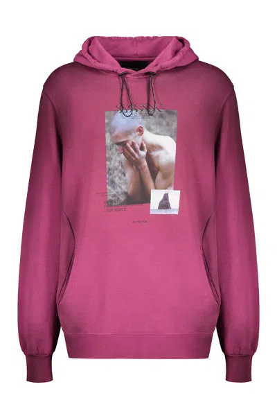 Iso.poetism Photograph-print Hoodie In Violett