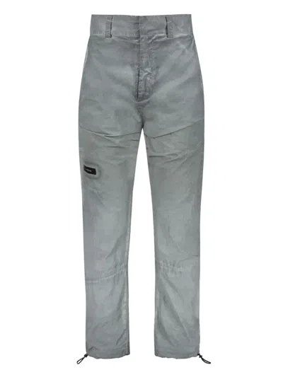 ISO.POETISM LOGO-PATCH TROUSERS