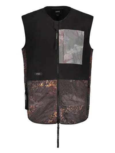 ISO.POETISM MIX-PRINT GILET