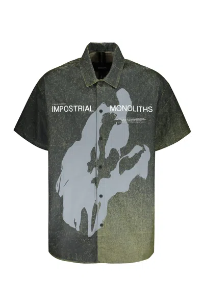ISO.POETISM PRINTED COTTON SHIRT
