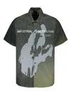Iso.poetism Printed Shirt In Moleculargreen