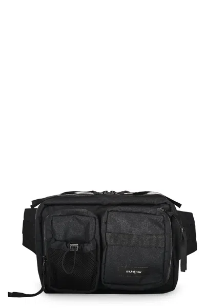 Iso.poetism Technical Fabric Belt Bag In Black