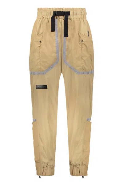 Iso.poetism Contrasting-trim Track Pants In Beige