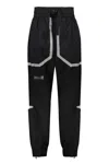 Iso.poetism Contrasting-trim Track Pants In Black