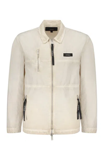 Iso.poetism Techno Fabric Jacket In White