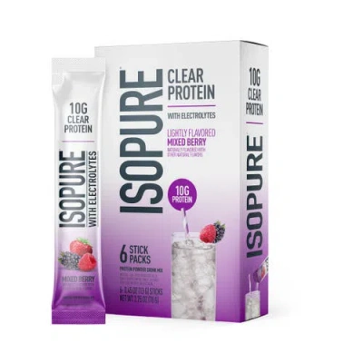Isopure Protein Water Stickpacks Mixed Berry, 6 Count In Multi