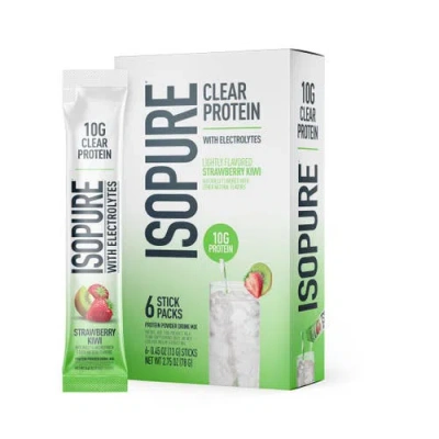 Isopure Protein Water Stickpacks Strawberry Kiwi, 6 Count In Multi