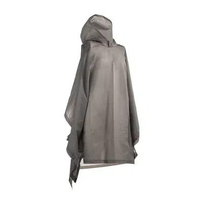 Isotoner Adult Womens Poncho Rain Jacket In Gray