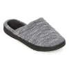 Isotoner Andrea Womens Clog Slippers In Gray