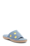 Isotoner Fruit Embroidered Slide Slipper