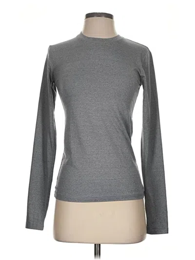 Pre-owned Isotoner Long Sleeve T-shirt In Gray