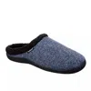 Isotoner Men's Herringbone Harvey Comfort Slipper In Navy In Blue