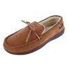 Isotoner Men's Microsuede Nigel Moccasin Slipper In Green