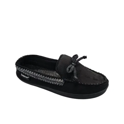 Isotoner Men's Microsuede Seth Moccasin In Black