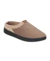 Isotoner Men's Microterry Jake Clog Slippers In Brown